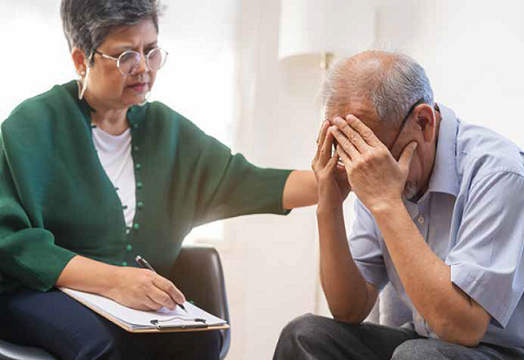 Mental health issues in elderly persons